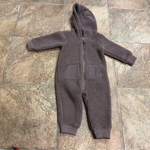 Carter's Cozy Brown Sherpa Footie